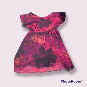 Express Tropical Floral Dress Size S